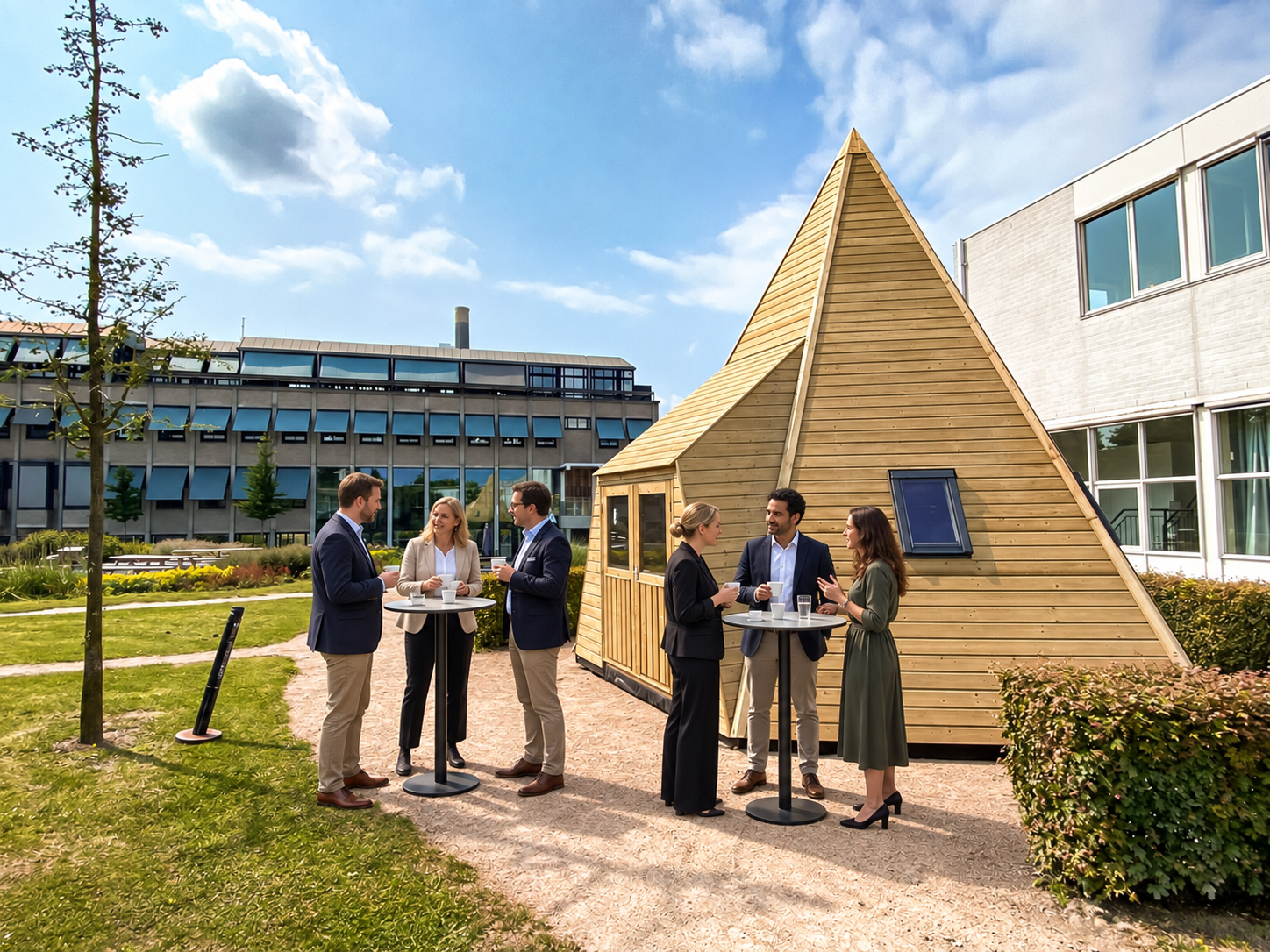 Houten tipi — Basecamp Utrecht